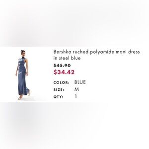 Berschka Dress - worn once